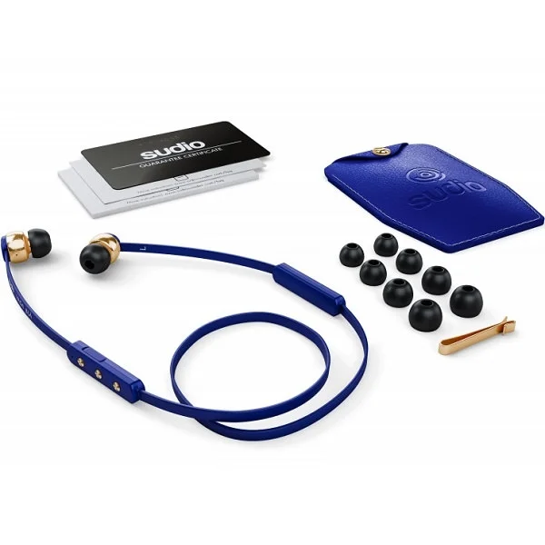 Sudio Vasa Blå Wireless Bluetooth In-Ear Earphone with Mic - Blue