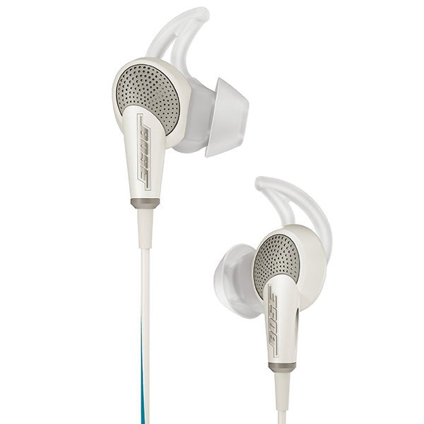Bose QuietComfort 20 Noise-Cancelling In-Ear Earphone with Mic (for iPhone/iPod) - White Bose QuietComfort 20 Noise-Cancelling In-Ear Earphone with Mic (for iPhone/iPod) - White