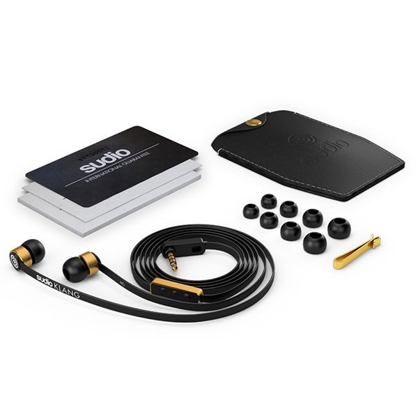 Sudio Klang In-Ear Earphone with Mic - Black Sudio Klang In-Ear Earphone with Mic - Black