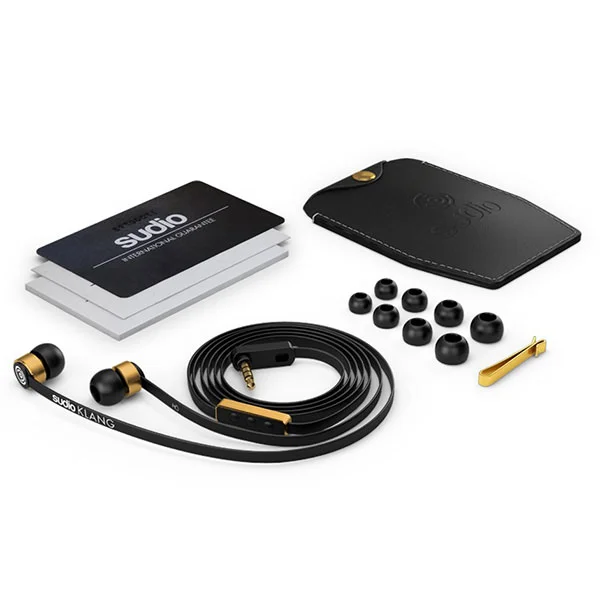 Sudio Klang In-Ear Earphone with Mic - Black