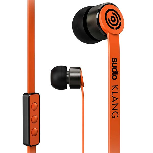 Sudio Klang In-Ear Earphone with Mic - Orange