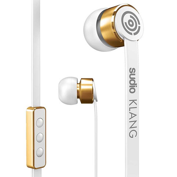 Sudio Klang In-Ear Earphone with Mic - White Sudio Klang In-Ear Earphone with Mic - White