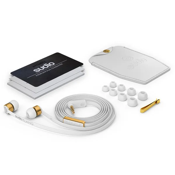 Sudio Klang In-Ear Earphone with Mic - White