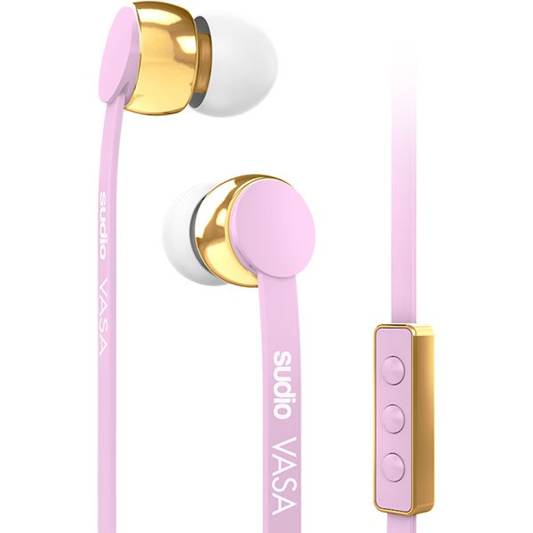 Sudio VASA In-Ear Earphone with Mic for iOS - Pink