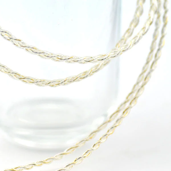 NocturnaL Audio Sirius (Celestial Series) 4-core Silver+Gold Hybrid Custom Cable