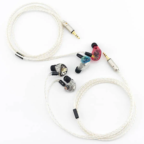 NocturnaL Audio Sirius (Celestial Series) 4-core Silver+Gold Hybrid Custom Cable