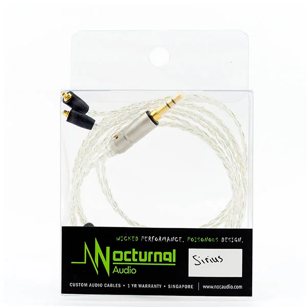 NocturnaL Audio Sirius (Celestial Series) 4-core Silver+Gold Hybrid Custom Cable