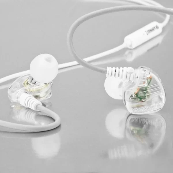 Brainwavz XFit XF-200 In-Ear Earphone with Mic - Frost White (EX-DEMO)