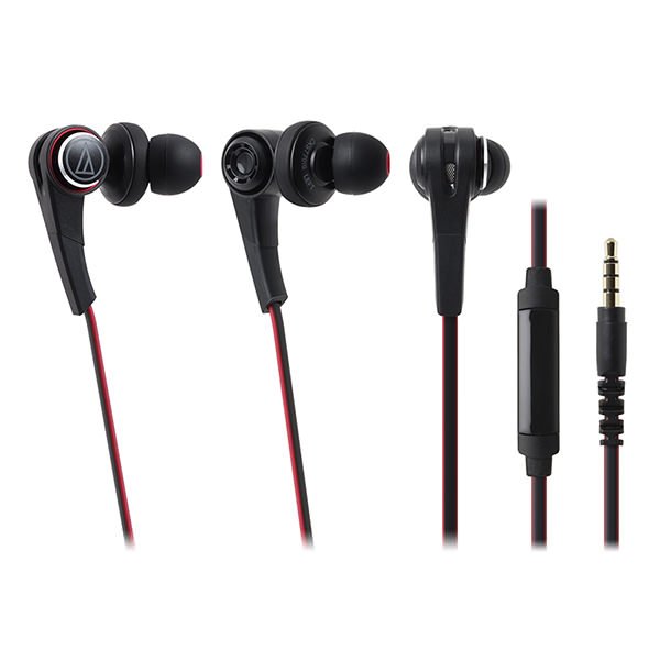 Audio-Technica ATH-CKS770iS Solid Bass In-Ear Earphone with Mic - Black Audio-Technica ATH-CKS770iS Solid Bass In-Ear Earphone with Mic - Black
