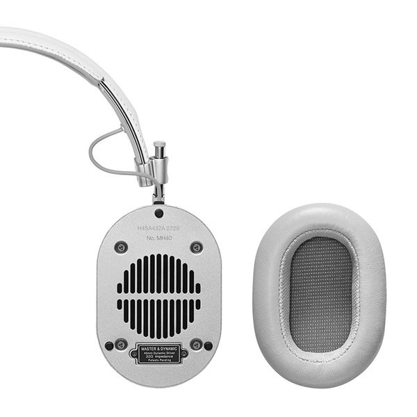 Master & Dynamic MH40 Over-Ear Headphone with Mic - White