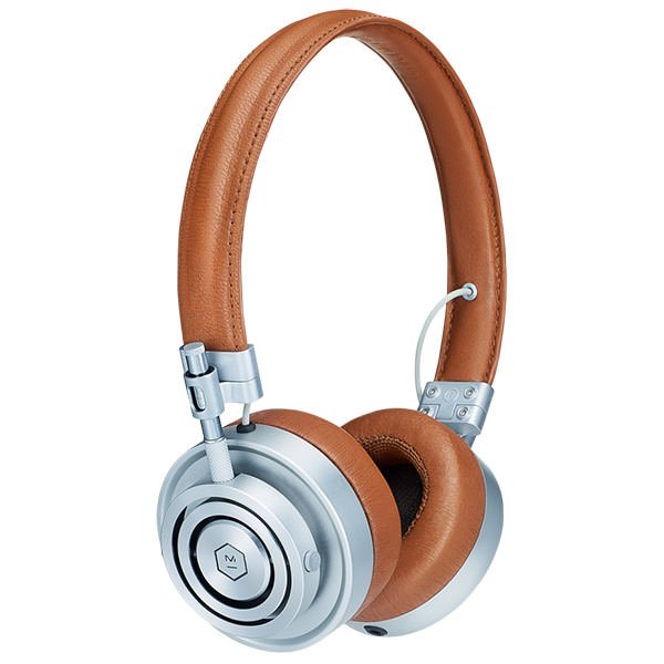 Master & Dynamic MH30 On-Ear Headphone - Silver/Brown