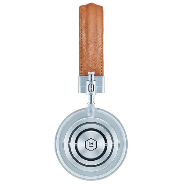 Master & Dynamic MH30 On-Ear Headphone - Silver/Brown