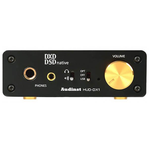 Audinst HUD-DX1 Desktop Headphone Amplifier & USB DAC - Black