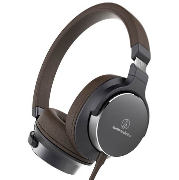 Audio-Technica ATH-SR5 High Resolution On-Ear Headphone - Brown Audio-Technica ATH-SR5 High Resolution On-Ear Headphone - Brown