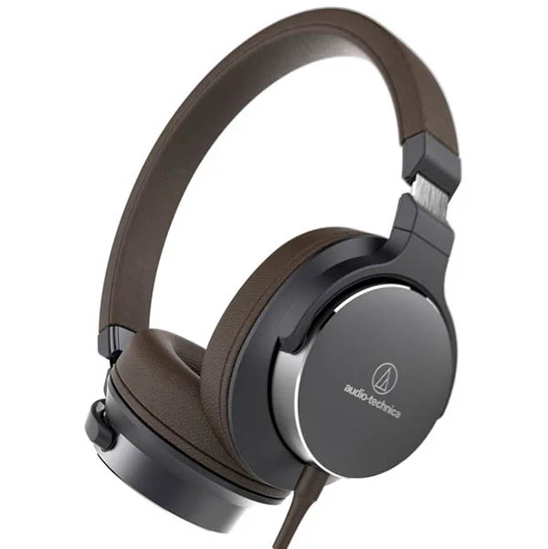 Audio-Technica ATH-SR5 High Resolution On-Ear Headphone - Brown