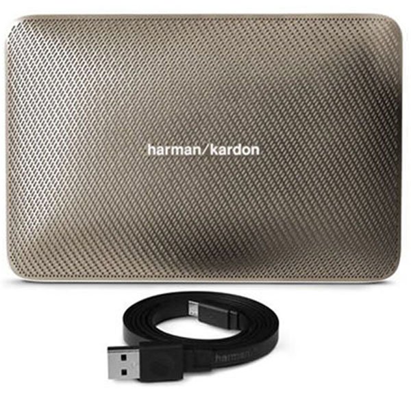 Harman Kardon Esquire 2 Wireless Bluetooth Portable Speaker - Gold Harman Kardon Esquire 2 Wireless Bluetooth Portable Speaker - Gold