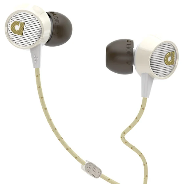 AudioFly AF56M In-Ear Earphone with Mic - Vintage White