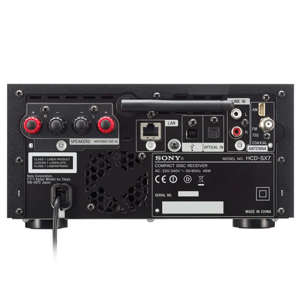 Sony CMT-SX7 CD/DVD/Tuner Micro Hi-Fi 2.0 Speaker System