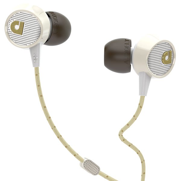 AudioFly AF56M In-Ear Earphone with Mic - Vintage White AudioFly AF56M In-Ear Earphone with Mic - Vintage White