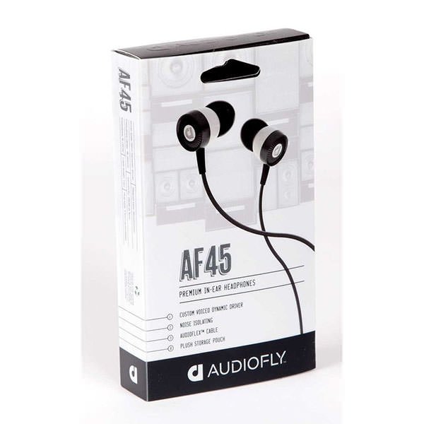 AudioFly AF45C In-Ear Earphone with Mic - Bakelite White AudioFly AF45C In-Ear Earphone with Mic - Bakelite White