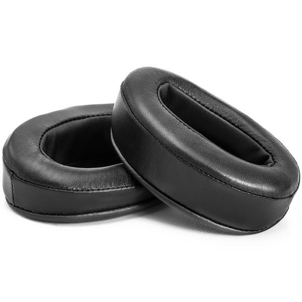 Brainwavz Sheepskin Leather Angled Oval Replacement Earpads - Black Brainwavz Sheepskin Leather Angled Oval Replacement Earpads - Black