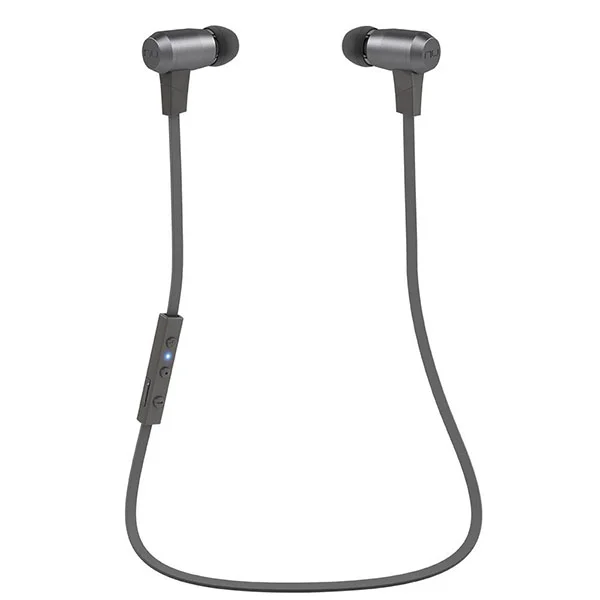 NuForce BE6 Wireless Bluetooth In-Ear Earphone with Mic - Grey