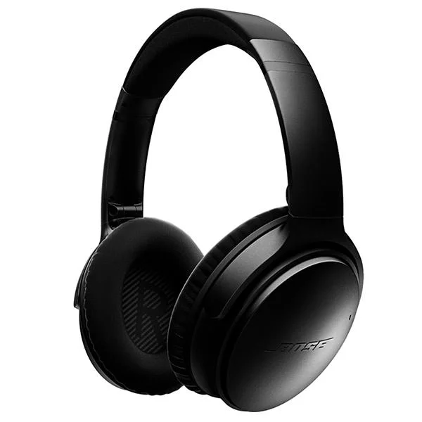 Bose QuietComfort 35 Noise-Cancelling Wireless Bluetooth Over-Ear Headphone with Mic - Black