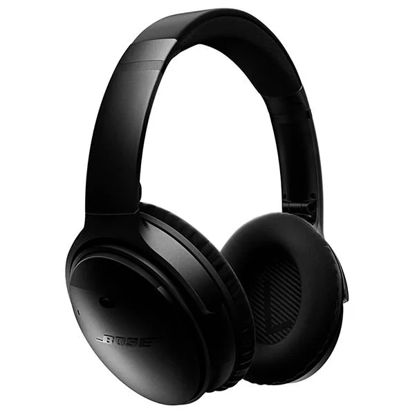 Bose QuietComfort 35 Noise-Cancelling Wireless Bluetooth Over-Ear Headphone with Mic - Black