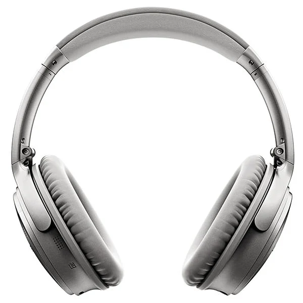 Bose QuietComfort 35 Noise-Cancelling Wireless Bluetooth Over-Ear Headphone with Mic - Silver