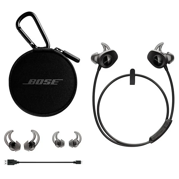 Bose SoundSport Wireless Bluetooth In-Ear Earphone with Mic - Black