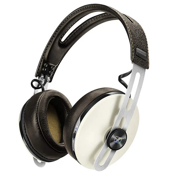 Sennheiser MOMENTUM Around-Ear (M2 AEBT) Wireless Bluetooth Noise-Cancelling Over-Ear Headphone with Mic - Ivory