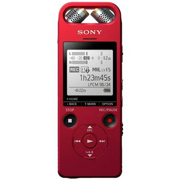 Sony ICD-SX2000 Portable Digital Audio & Voice Recorder - Red