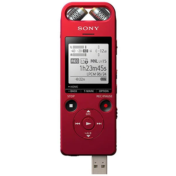 Sony ICD-SX2000 Portable Digital Audio & Voice Recorder - Red