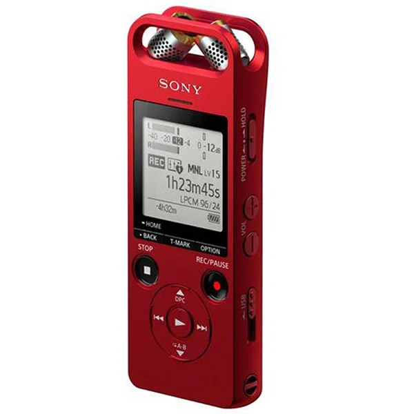 Sony ICD-SX2000 Portable Digital Audio & Voice Recorder - Red