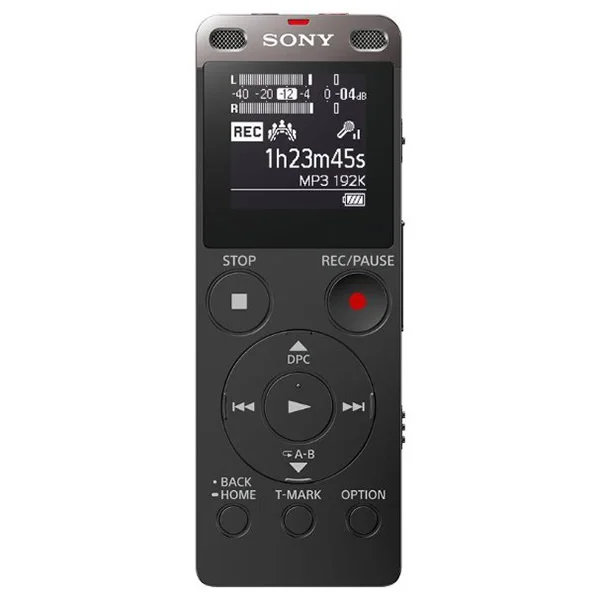 Sony ICD-UX560 Portable Digital Voice Recorder - Black