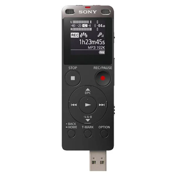 Sony ICD-UX560 Portable Digital Voice Recorder - Black