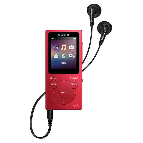 Sony NW-E394 Walkman Digital Audio Player - Red