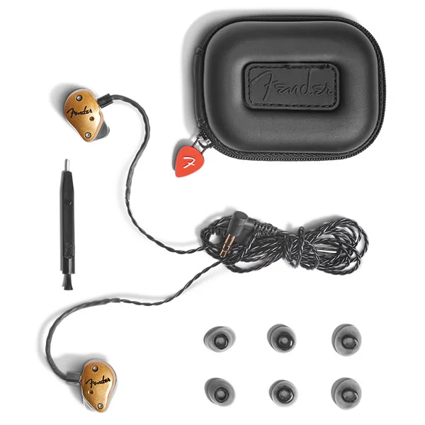 Fender FXA7 3-Driver Hybrid In-Ear Earphone - Metallic Black