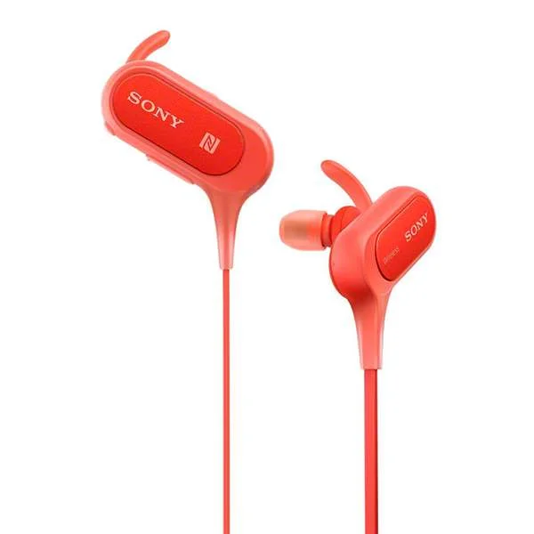 Sony MDR-XB50BS Wireless Bluetooth In-Ear Earphone with Mic - Red