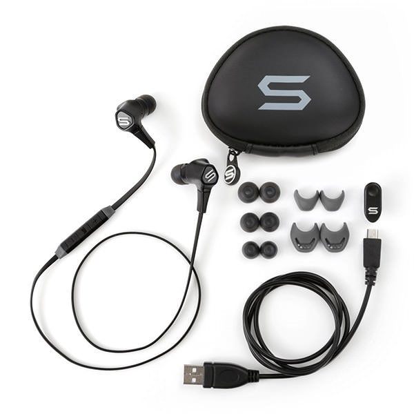 Soul by Ludacris Run Free Pro Wireless Bluetooth In-Ear Earphone with Mic - Storm Black
