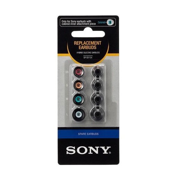 Sony EP-EX10A Hybrid Silicone Eartips - Black Sony EP-EX10A Hybrid Silicone Eartips - Black