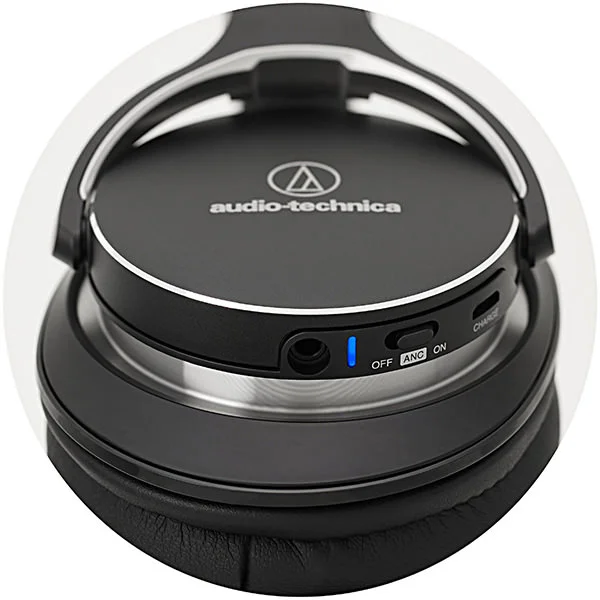 Audio-Technica ATH-MSR7NC SonicPro Noise-Cancelling Over-Ear Headphone with Mic