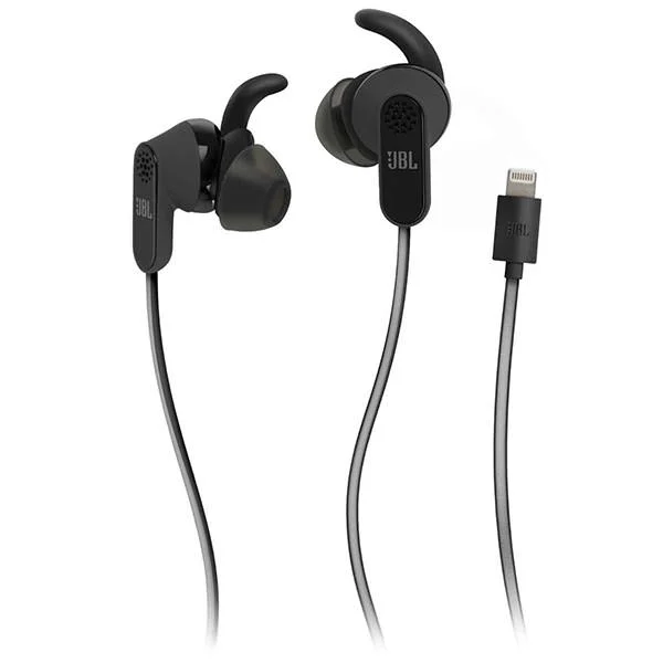 JBL Reflect Aware Noise-Cancelling Lightning In-Ear Earphone with Mic - Black
