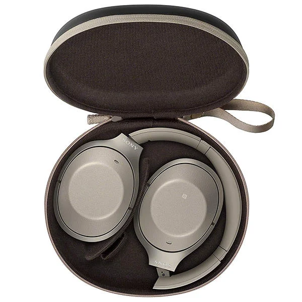 Sony WH-1000XM2 Wireless Bluetooth Noise-Cancelling Over-the-Ear Headphone with Mic - Beige