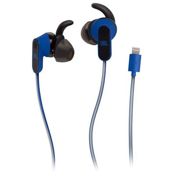 JBL Reflect Aware Noise-Cancelling Lightning In-Ear Earphone with Mic - Blue JBL Reflect Aware Noise-Cancelling Lightning In-Ear Earphone with Mic - Blue