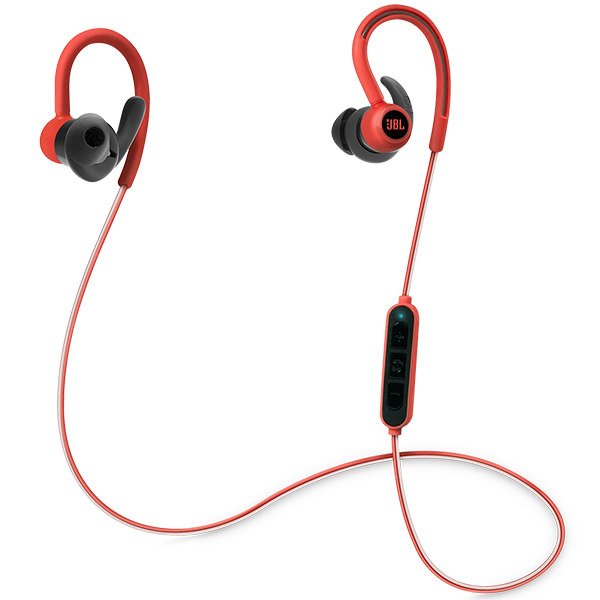 JBL Reflect Contour Wireless Bluetooth In-Ear Earphone with Mic - Red JBL Reflect Contour Wireless Bluetooth In-Ear Earphone with Mic - Red