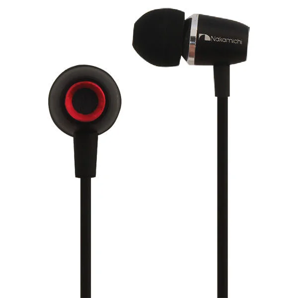 Nakamichi NMCE300 In-Ear Earphone with Mic - Black