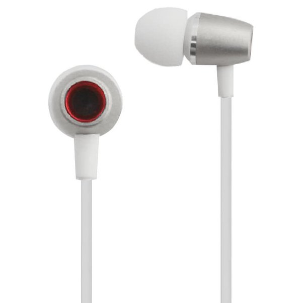 Nakamichi NMCE300 In-Ear Earphone with Mic - Silver Nakamichi NMCE300 In-Ear Earphone with Mic - Silver