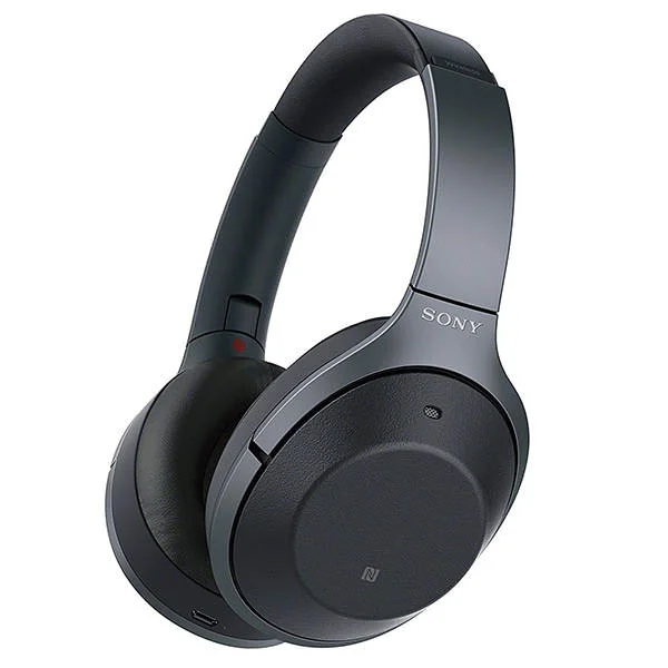 Sony WH-1000XM2 Wireless Bluetooth Noise-Cancelling Over-the-Ear Headphone with Mic - Black
