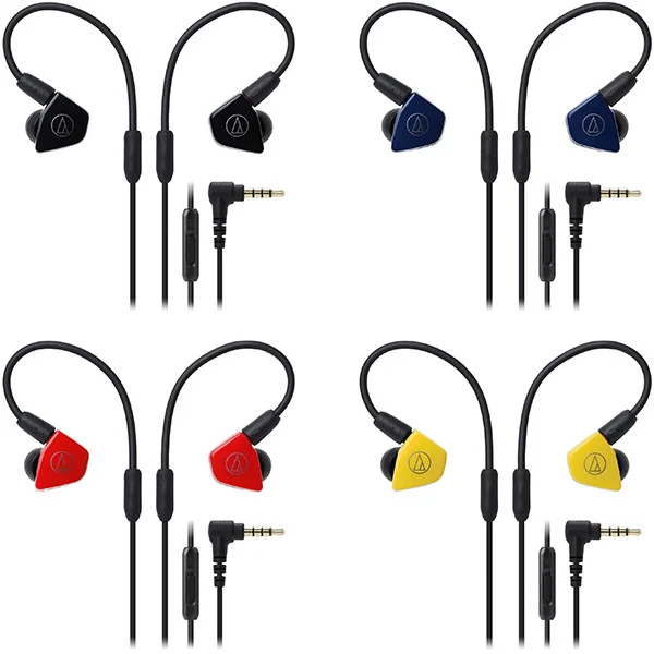 Audio-Technica ATH-LS50iS 2-Driver In-Ear Earphone with Mic - Navy